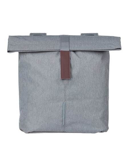 Doppelpacktasche Basil City 28 bis 32 Liter 30 x 18 x 49 cm - Grau Meli