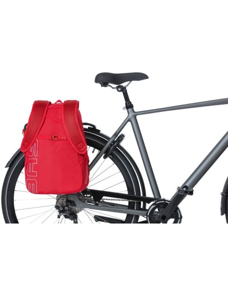 Rucksack Basil Flex 17 Liter 33 x 17 x 52 cm - Signal Rot