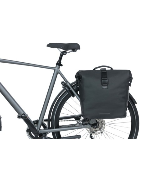 Doppelpacktasche Basil SoHo Nordlicht 41 Liter 31 x 13 x 37 cm - Schwarz