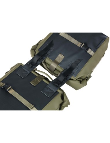 Doppelpacktasche Basil SoHo Nordlicht 41 Liter 31 x 13 x 37 cm - Moos Grün