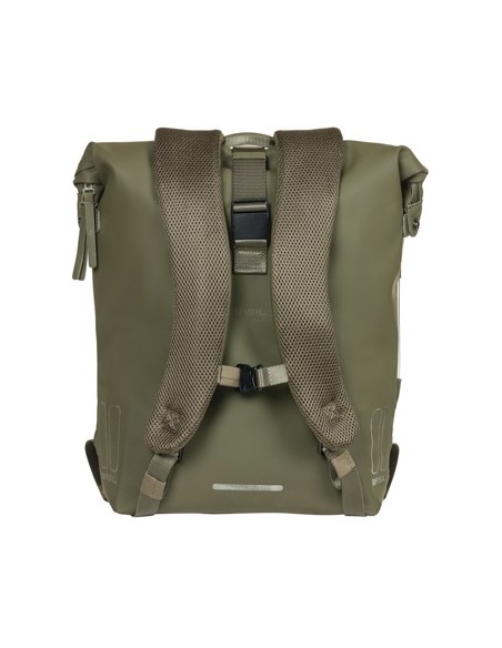 Rucksack Basil SoHo Nordlicht 17 Liter 31 x 14 x 37 cm - Mossgrün