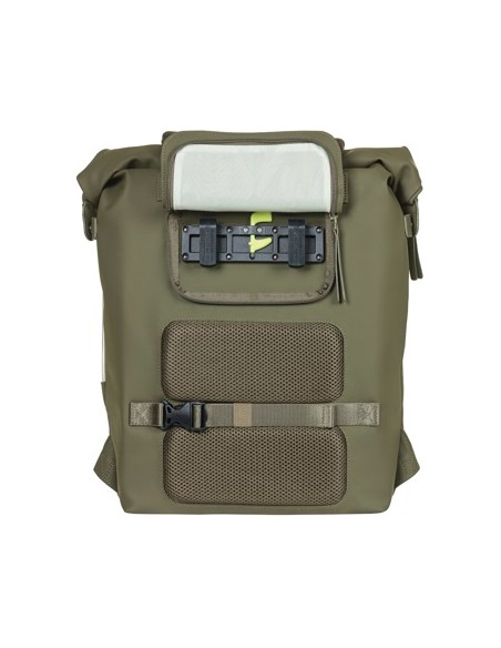 Rucksack Basil SoHo Nordlicht 17 Liter 31 x 14 x 37 cm - Mossgrün