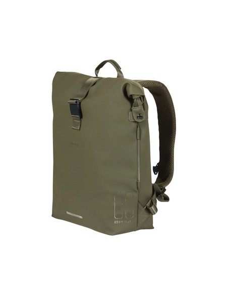 Rucksack Basil SoHo Nordlicht 17 Liter 31 x 14 x 37 cm - Mossgrün