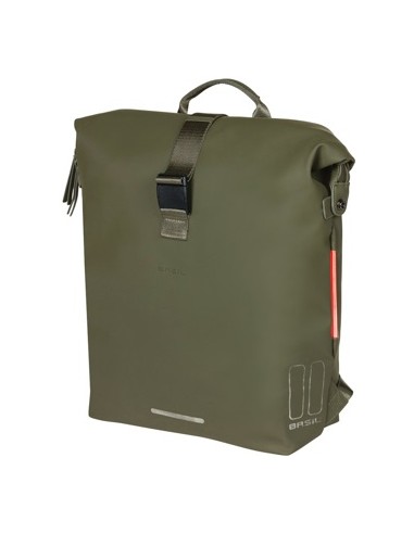 Rucksack Basil SoHo Nordlicht 17 Liter 31 x 14 x 37 cm - Mossgrün