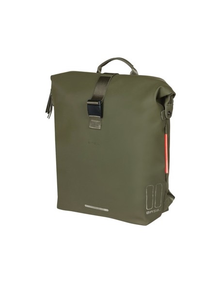 Rucksack Basil SoHo Nordlicht 17 Liter 31 x 14 x 37 cm - Mossgrün