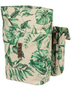 Doppelpacktasche Basil Ever Green 28 bis 32 Liter 28 x 16 x 35 cm - sandshell beige