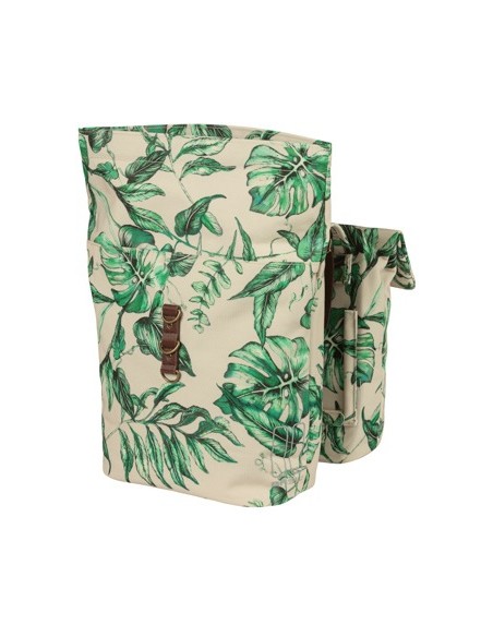 Doppelpacktasche Basil Ever Green 28 bis 32 Liter 28 x 16 x 35 cm - sandshell beige