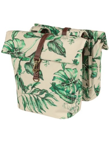Doppelpacktasche Basil Ever Green 28 bis 32 Liter 28 x 16 x 35 cm - sandshell beige