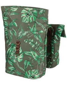 Doppelpacktasche Basil Ever Green 28 bis 32 Liter 28 x 16 x 35 cm - tymiangrün