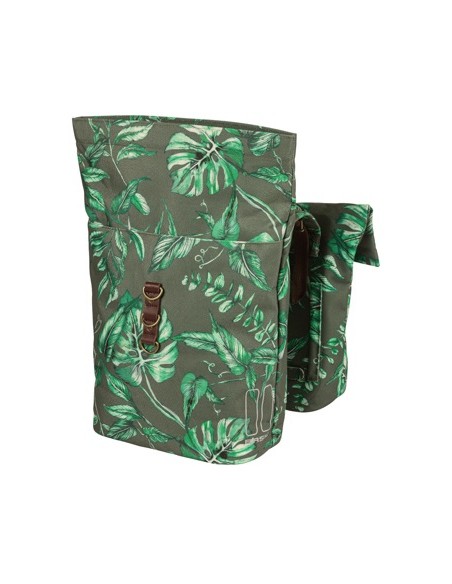 Doppelpacktasche Basil Ever Green 28 bis 32 Liter 28 x 16 x 35 cm - tymiangrün