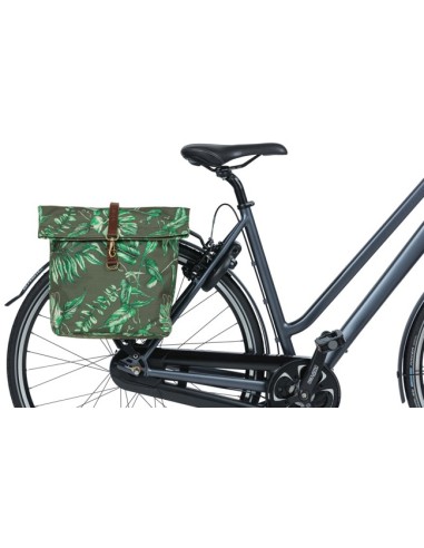 Doppelpacktasche Basil Ever Green 28 bis 32 Liter 28 x 16 x 35 cm - tymiangrün