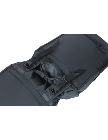 Doppelpacktasche Basil Miles Tarpaulin 34 Liter 34 x 16 x 43 cm - Schwarz/Orange