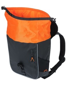 Rucksack Basil Miles Tarpaulin 17 Liter 31 x 17 x 44 cm - Schwarz/Orange