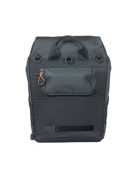 Rucksack Basil Miles Tarpaulin 17 Liter 31 x 17 x 44 cm - Schwarz/Orange