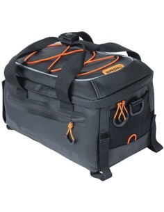Tasche für Gepäckträger Basil Miles Tarpaulin 7 Liter 32 x 20 x 20 cm - Schwarz/Orange