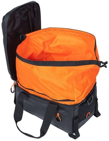 Tasche für Gepäckträger Basil Miles Tarpaulin 7 Liter 32 x 20 x 20 cm - Schwarz/Orange