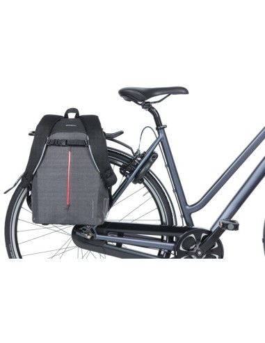 Rucksack für 13" inch laptop Basil B-Safe Commuter 13 Liter 26 x 13 x 40 cm - Schwarz