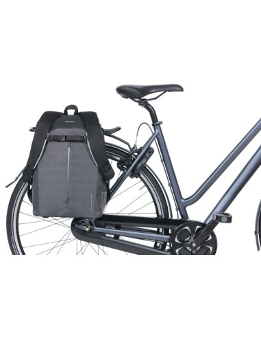 Rucksack für 13" inch laptop Basil B-Safe Commuter 13 Liter 26 x 13 x 40 cm - Schwarz