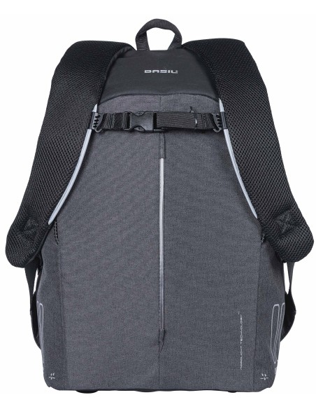 Rucksack für 13" inch laptop Basil B-Safe Commuter 13 Liter 26 x 13 x 40 cm - Schwarz