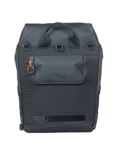 Rucksack Basil Miles Tarpaulin Nordlicht 17 Liter 31 x 17 x 44 cm - Schwarz/Orange