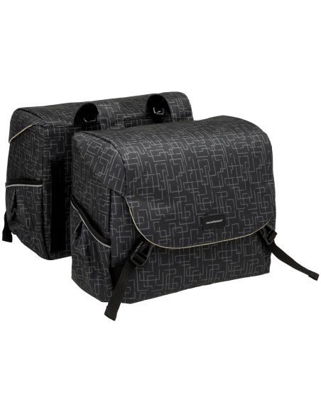 Doppelpacktasche New Looxs Mondi Joy Double 38 Liter 37 x 16 x 32 cm (2x) - Schwarz