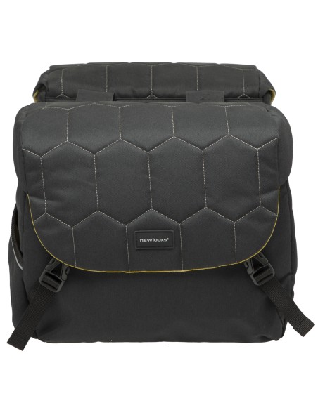Doppelpacktasche New Looxs Mondi Joy Double 38 Liter 2x 37 x 16 x 32 cm - Schwarz