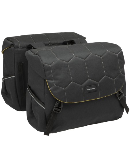 Doppelpacktasche New Looxs Mondi Joy Double 38 Liter 2x 37 x 16 x 32 cm - Schwarz