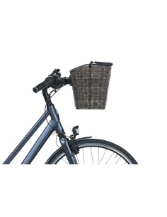 Fahrradkorb für vorne Basil Bremen Rattan Look KF 18 x 30 x 24 cm - nature brown