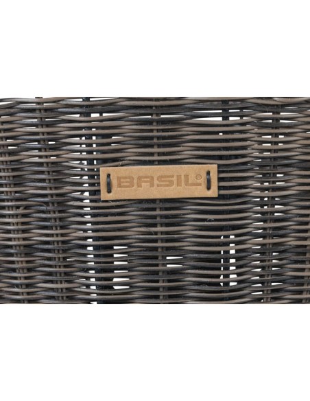 Fahrradkorb für vorne Basil Bremen Rattan Look KF 18 x 30 x 24 cm - nature brown