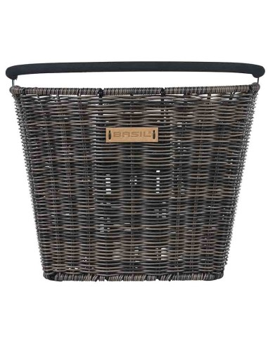 Fahrradkorb für vorne Basil Bremen Rattan Look KF 18 x 30 x 24 cm - nature brown