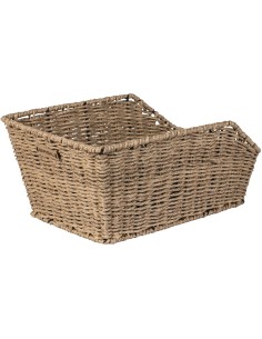 Fahrradkorb für hinten Basil Cento Rattan Look 47 x 34 x 22 cm - Braun