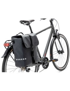 Fahrradtasche New Looxs Odense Single 17,5 Liter 32 x 16 x 38 cm - Schwarz