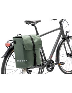 Fahrradtasche New Looxs Odense 17,5 Liter 32 x 16 x 38 cm - Grün