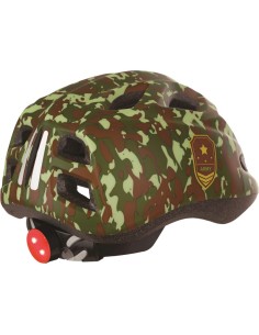 Kinderhelm Polisport Army S (52-56 cm) - mit LED-Beleuchtung