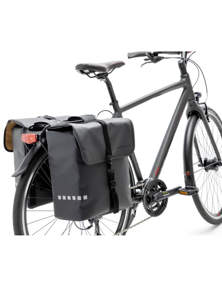 Doppelpacktasche New Looxs Odense 39 Liter 34 x 16 x 38 cm (x2) - Schwarz
