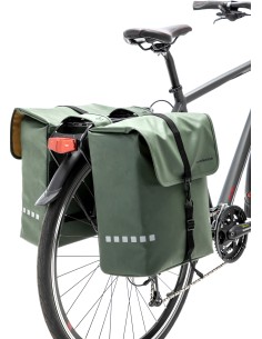 Doppelpacktasche New Looxs Odense 39 Liter 34 x 16 x 38 cm (x2) - Gr ün