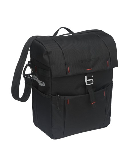 Fahrradtasche New Looxs Vigo Single 18,5 Liter 31 x 40 x 15 cm - Schwarz