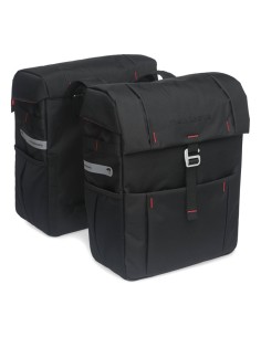 Doppelpacktasche New Looxs Vigo Double 37 Liter 31 x 40 x 15 cm (2x) - Schwarz
