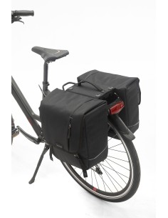 Doppelpacktasche New Looxs Nova Double Racktime 32 Liter 35 x 35 x 15 cm(2x) - Schwarz