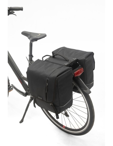 Doppelpacktasche New Looxs Nova Double Racktime 32 Liter 35 x 35 x 15 cm(2x) - Schwarz