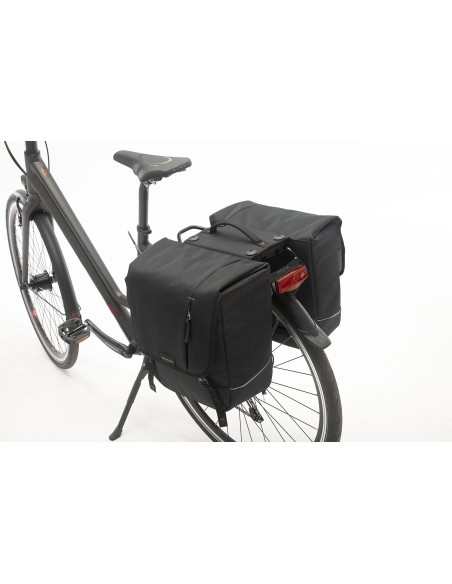 Doppelpacktasche New Looxs Nova Double Racktime 32 Liter 35 x 35 x 15 cm(2x) - Schwarz
