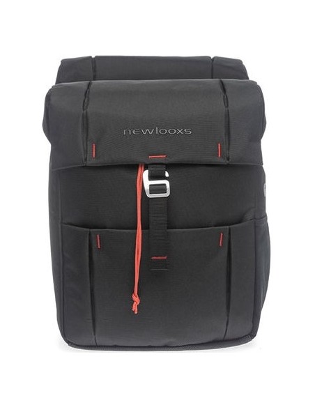 Doppelpacktasche New Looxs Vigo Double Atran 37 Liter 31 x 40 x 15 cm (2x) - Schwarz