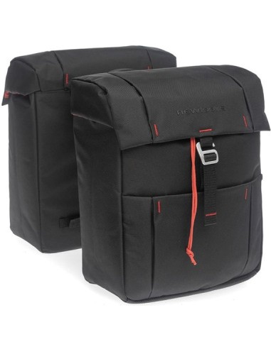 Doppelpacktasche New Looxs Vigo Double Atran 37 Liter 31 x 40 x 15 cm (2x) - Schwarz