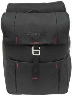 Doppelpacktasche New Looxs Vigo Double MIK 37 Liter 31 x 40 x 15 cm (2x) - Schwarz