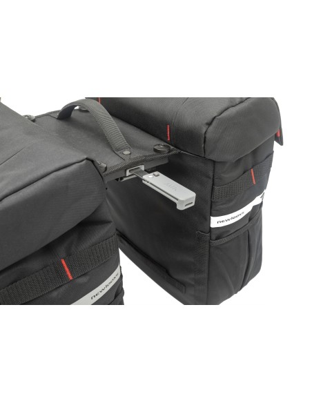 Doppelpacktasche New Looxs Vigo Double MIK 37 Liter 31 x 40 x 15 cm (2x) - Schwarz
