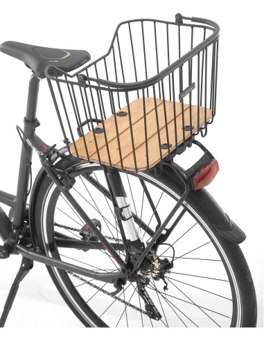 Fahrradkorb New Looxs Palermo 24 Liter 40 x 22 x 27,5 cm - Schwarz