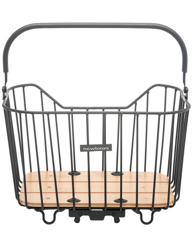 Fahrradkorb New Looxs Palermo 24 Liter 40 x 22 x 27,5 cm - Schwarz