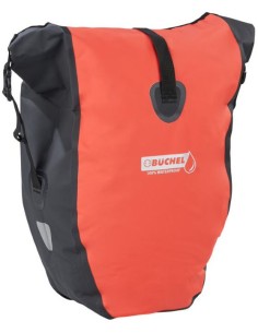 Fahrradtasche Büchel 100% wasserdicht 25,4 Liter - Rot