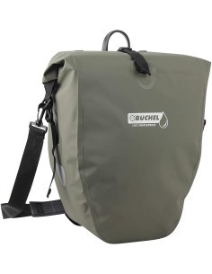 Fahrradtasche Büchel 100% wasserdicht 25,4 Liter - olivgrün