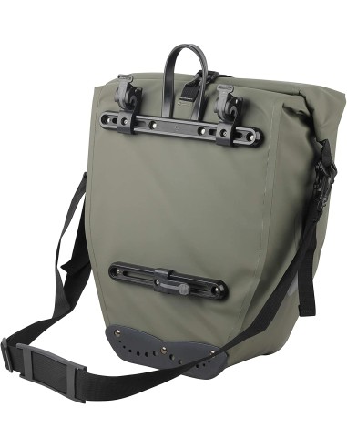 Fahrradtasche Büchel 100% wasserdicht 25,4 Liter - olivgrün